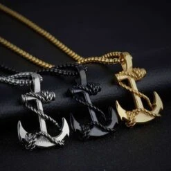 ▷ Collier Ancre Marine -Pirate Costume Shop ancre marine collier