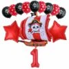 Kit De Ballons Anniversaire Pirate Déco Rouges -Pirate Costume Shop anniversaire pirate deco 2