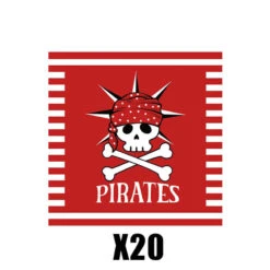 Déco Vaisselle Jetable Pirate Anniversaire -Pirate Costume Shop art de la table vaisselle pirate 1