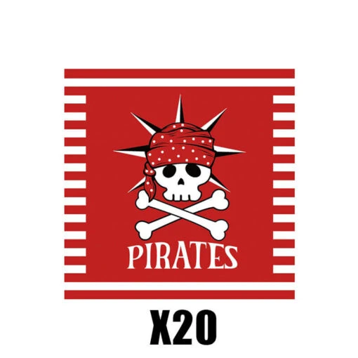 Déco Vaisselle Jetable Pirate Anniversaire - Image 5