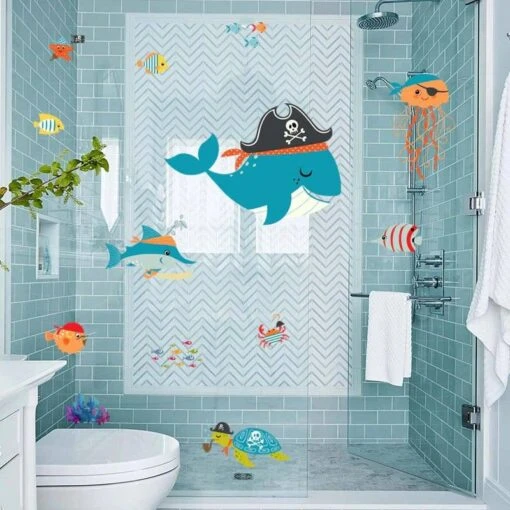 Stickers Baleine Pirate Pour Bébés - Image 2