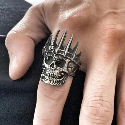 Bague Acier Pirate Roi Des 7 Mers - Image 4
