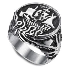 Bague Bateau Pirate Queen Anne's Revenge