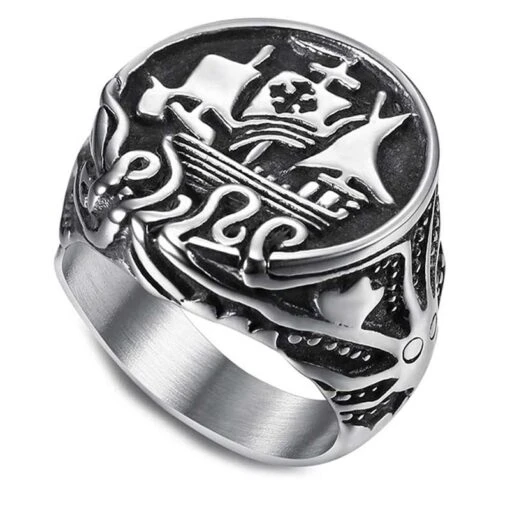 Bague Bateau Pirate Queen Anne's Revenge