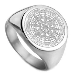 Bague Boussole Pirate Explorateur