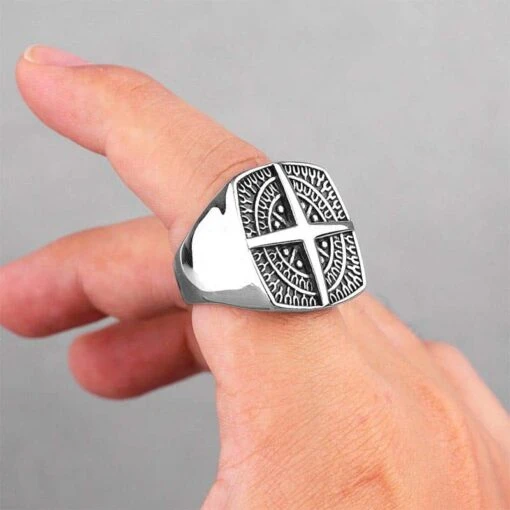 Bague Boussole Viking De Pirates - Image 4