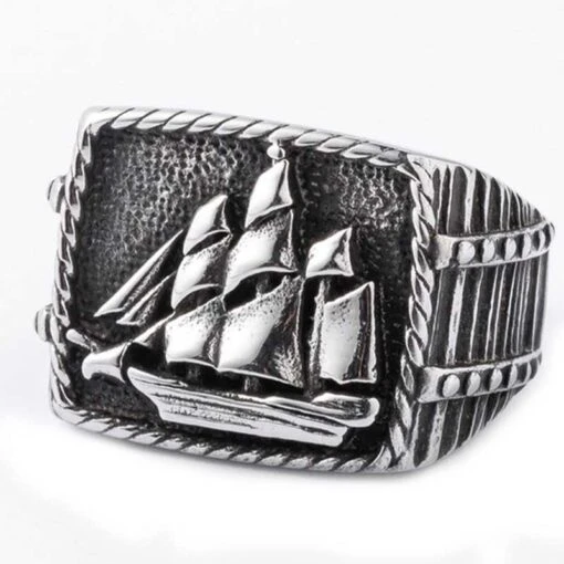 Bague Capitaine De Navire Pirate - Image 2