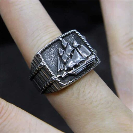 Bague Capitaine De Navire Pirate - Image 4