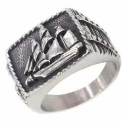 Bague Capitaine De Navire Pirate
