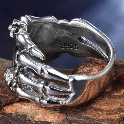 Bague Homme Argent Pirate - Image 2