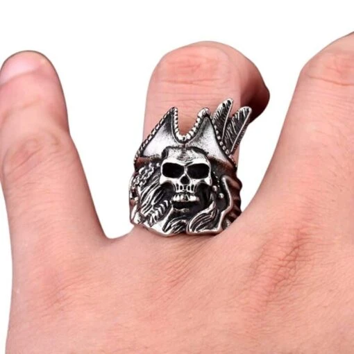 Bague Homme Tête De Pirate Du Capitaine - Image 4