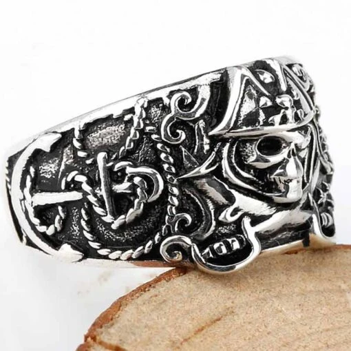 Bague Pirate Argent Du Capitaine - Image 4