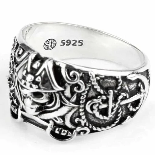 Bague Pirate Argent Du Capitaine - Image 2