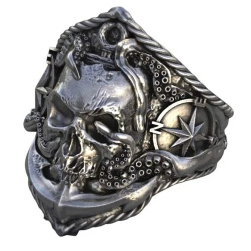Bague Pirates Hommes - Bijoux Pirate - Image 2