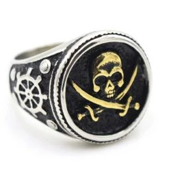Bague Jolly Roger - Bijoux Pirate -Pirate Costume Shop bague pirate jolly roger 2