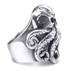Bague Pirate Poulpe - Bijoux Pirate -Pirate Costume Shop bague pirate poulpe 1