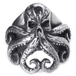 Bague Pirate Poulpe - Bijoux Pirate