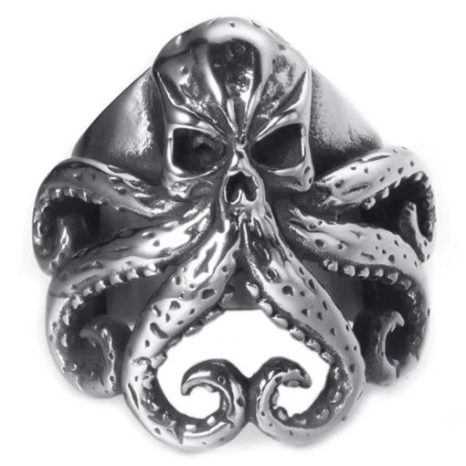 Bague Pirate Poulpe - Bijoux Pirate