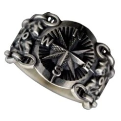 Bague Solitaire Pirate Orientation