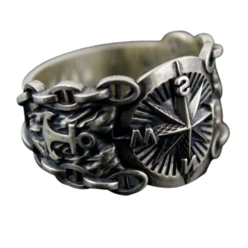 Bague Solitaire Pirate Orientation - Image 3
