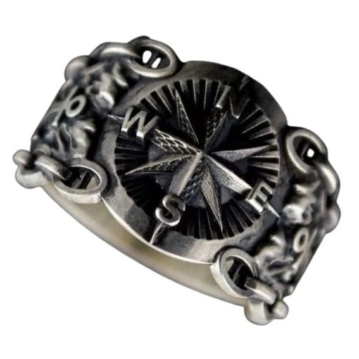 Bague Solitaire Pirate Orientation