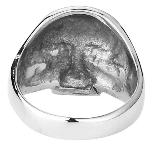 Bague Tête De Mort Pirate Acier Inoxydable - Image 2