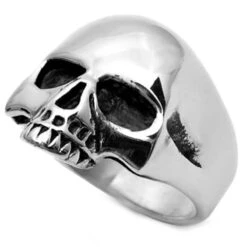 Bague Tête De Mort Pirate Acier Inoxydable