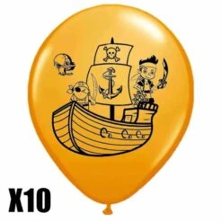 Ballon De Baudruche Pirate -Pirate Costume Shop ballon gonflable pirate