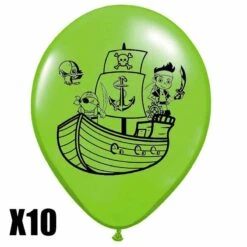 Ballon De Baudruche Pirate -Pirate Costume Shop ballons de baudruche pirates