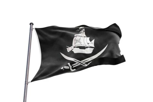 Drapeau De Bateau Pirate Pillard De Trésors - Image 2