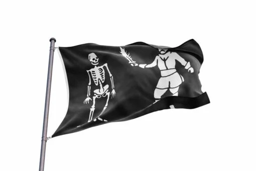 Drapeau De Black Bart Combattant La Mort - Image 2