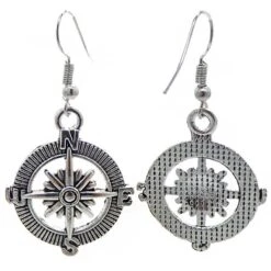 ▷ Boucles D'Oreilles Boussole -Pirate Costume Shop boucle d oreille boussole 1