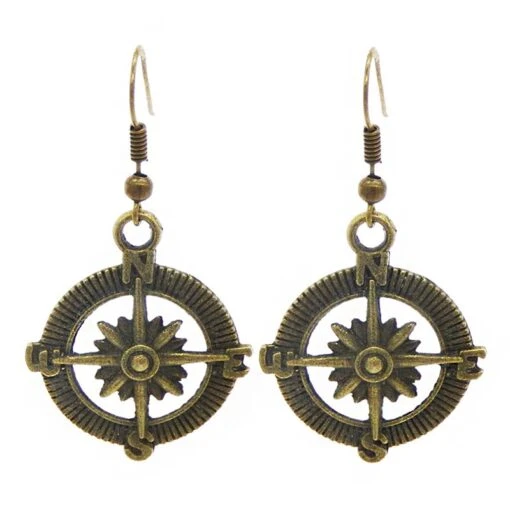 ▷ Boucles D'Oreilles Boussole