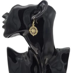 ▷ Boucles D'Oreilles Boussole -Pirate Costume Shop boucle d oreille boussole 4
