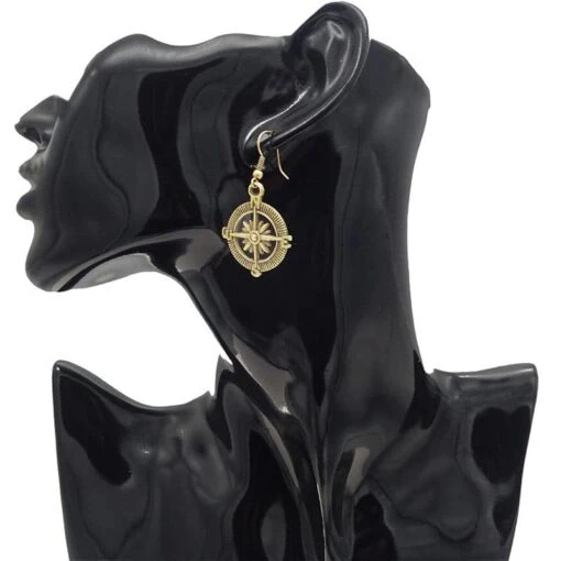 ▷ Boucles D'Oreilles Boussole - Image 5