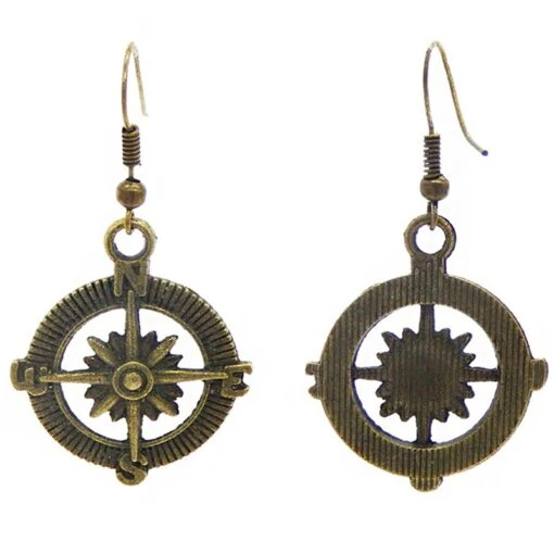 ▷ Boucles D'Oreilles Boussole - Image 3