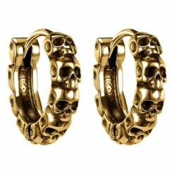 ▷ Boucles D'Oreilles Créoles Pirate -Pirate Costume Shop boucle d oreille creole pirate 2