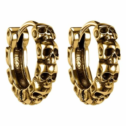 ▷ Boucles D'Oreilles Créoles Pirate - Image 4