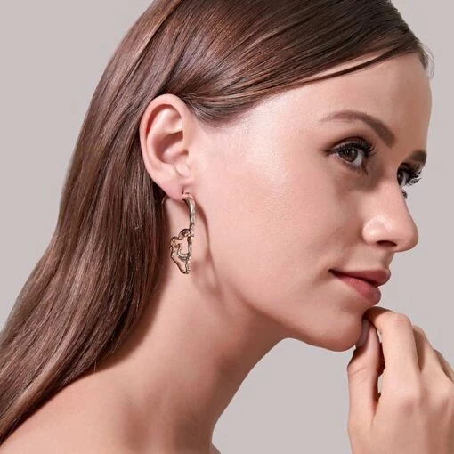 ▷ Boucles D'Oreilles Tête De Mort Femme - Image 5