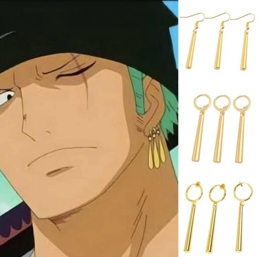 ▷ Boucles D'Oreilles Zoro (One Piece) - Image 2