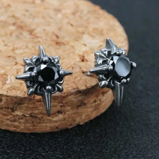 ▷ Boucles D'Oreilles Rose Des Vents - Image 2