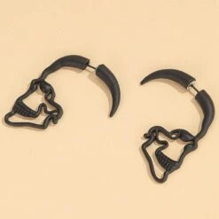 ▷ Boucles D'Oreilles Tête De Mort Femme -Pirate Costume Shop boucle d oreille tete de mort femme 2