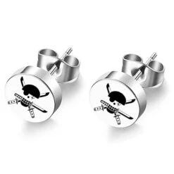 ▷ Boucles D'Oreilles One Piece -Pirate Costume Shop boucle d oreille zoro one piece 6