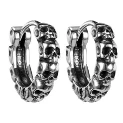 ▷ Boucles D'Oreilles Créoles Pirate