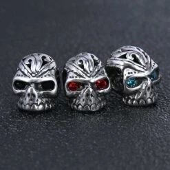 ▷ Boucles D'Oreilles Tête De Mort Homme -Pirate Costume Shop boucles d oreilles de tete de mort pour hommes