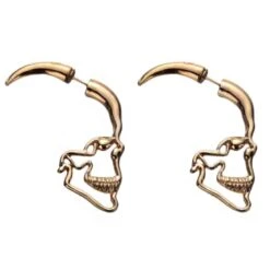 ▷ Boucles D'Oreilles Tête De Mort Femme