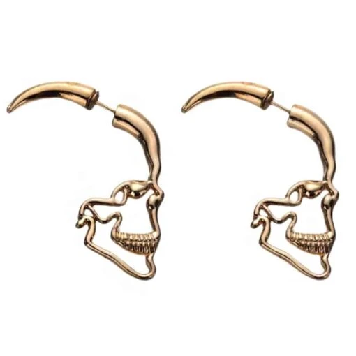 ▷ Boucles D'Oreilles Tête De Mort Femme