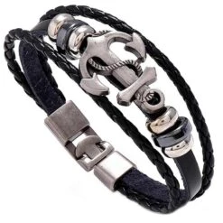 Bracelet Ancre De Bateau Pirate