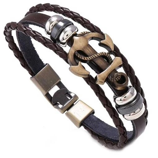 Bracelet Ancre De Bateau Pirate - Image 2