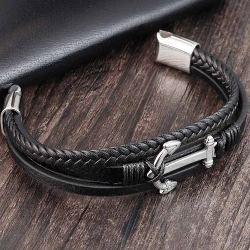 Bracelet Ancre Marine Homme De L'Océan - Image 3